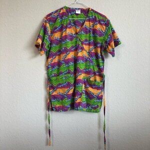 Nestle Laffy Taffy Scrubs Top Nurse Purple…